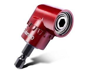 ColumPRO 1/4 Inch 105 Degree Right Angle Driver Adapter Hex Shank Power Screwdriver, Quick Change Drive and Magnetic Bit Socket Attachment Adapter