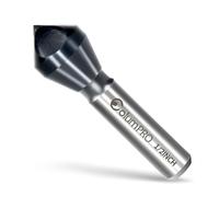 ColumPRO TiAlN Cobalt Single-End Countersink Chamfer Tool - Heavy-Duty M35 82-Degree Countersink Bit for Metal, Stainless Steel, Copper, Wood, Fiberboard, 1/2"