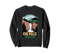 Colville National Forest Washington Retro Sweatshirt