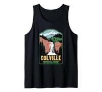 Colville National Forest Washington Retro Tank Top