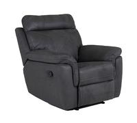 colyton fabric recliner 1 seater sofa in azul