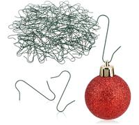 COM-FOUR® 150x hooks for Christmas tree decorations, Double hooks