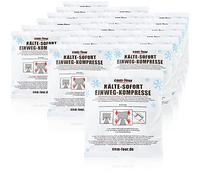 COM-FOUR® 20x Disposable Cold Instant Compress for Folding 15 x 17 cm, Made of Special Paper - Cold Pack for immediate Cooling, for First aid, for External use (20 Pieces - 15x17cm - Paper)