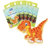 COM-FOUR® 25x Children's Plasters - Colorful Dinosaur Plaster Strips for Children - Plaster Set with Dino Motifs - Clinically Tested