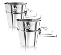 com-four® 2X Champagne Cooler with Table Holder, Cooling Bucket