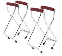 com-four® 2x glass lifter for hot preserving jars and preserving jars - for jars of any size - ideal help when preserving - chrome-plated (Glass lifter 19 cm - 02 pieces)