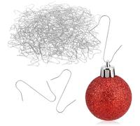 COM-FOUR® 300x Hook for Christmas tree decorations, Double hook