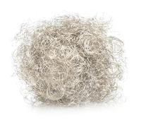 COM-FOUR® 30g Angel Hair, Finely Curled Silver-Colored Tinsel for The Christmas Tree, Christmas Decoration