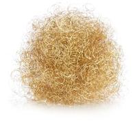 com-four® 40g premium angel hair - fine metallic tinsel for Advent wreath, arrangement, Christmas tree - Christmas table decoration - metal threads for handicrafts (metal - gold-colored)