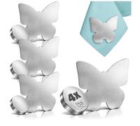 com-four® 4x tablecloth weights - tablecloth weights made of stainless steel - magnetic tablecloth clip - approx. 60 g
