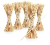 COM-FOUR® 500x Wooden Finger Food skewers - Long Wooden skewers for skewering Meat, Vegetables and Fruits - Barbecue skewers for Household, Gastronomy or Wedding (500 Pieces - 25cm)
