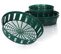 com-four® 6-Piece Set of Bulb Planting Baskets - Growing Bowl for Onions - Green Outdoor Set (22cm, 31cm)