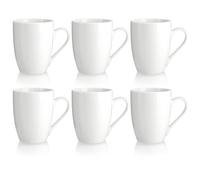 com-four® 6X Ceramic Coffee Cups, Coffee Mugs in a Modern Design