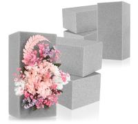 com-four® 6x plug-in composition for floral arrangements - floral foam plug-in foam - handmade sponge for wedding and birthday (06 pieces - dried flowers)