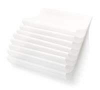 COM-FOUR® 8X Refrigerator mat - Antibacterial Anti-Slip mats - Remove Moisture and Odors - cuttable Insert mat (Transparent)