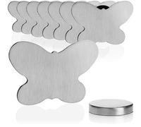 com-four® 8x tablecloth weights - tablecloth weights made of stainless steel - magnetic tablecloth clip - approx. 55 g
