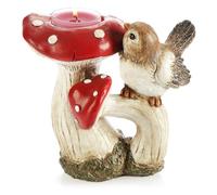COM-FOUR® autumn decoration mushrooms, decorative display, fly agaric | decorative candle holder - mushroom figure