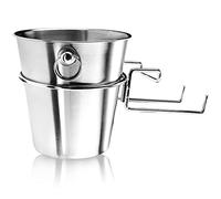 com-four® Champagne Cooler with Table Holder, Cooling Bucket for Sparkling