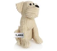 COM-FOUR® Doorstop - Heavy Door Holder - Cute Dog Design - Functional Home Accessory - Stopper for Windows and Doors - Ideal for drafts (Dog Oskar)