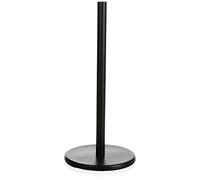 COM-FOUR® Kitchen roll Holder Standing - Paper roll Holder for The Kitchen - Standing roll Holder Made of Metal - Kitchen roll Holder Without Drilling - 32 cm (01 Piece - Black)