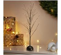 COM-FOUR® LED tree as decorative lighting - light tree with 48 LEDs as decoration for Christmas - light tree for indoor use (Tree with stand - 48 LED)