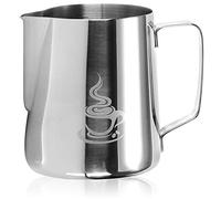 COM-FOUR® Milk jug, Stainless Steel Milk jug for Frothing, Milk frother