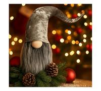 com-four® Premium Christmas gnome for Christmas decoration, winter dwarf figure - pointed hat - Scandinavian decorative trolls - Swedish gnome with beard and long winter hat