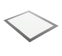 COM-FOUR® Silicone Baking mat Reusable - Permanent Baking mat for ovens up to 220 ° C - Baking mat Coated on Both Sides - 30 x 40 - Gray (Baking mat Gray 1 piece)