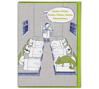 Coma Chameleon Greeting Card