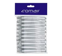 Comair 3150030 Hair Cutting Clips 12.5 cm Chrome Pack of 10