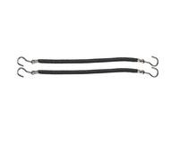 Comair 3150163 Hair Ties Smooth Rubber 10 cm Pack of 12 Black
