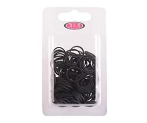 Comair A&A Thick hair elastic bands - 150 pieces Black