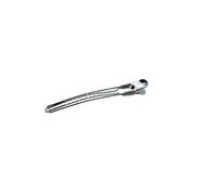Comair Chrome Clips Silver 12.5 Cm 10 Pieces