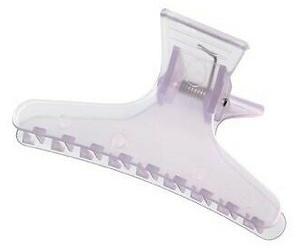 Comair Duck Bill Clips Large, Plastic hair clips 12 pcs, Pink