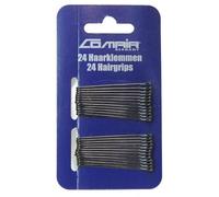Comair Hair Clips Classic 5cm pin 24 pcs, Black, 5 cm