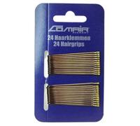 Comair Hair Clips Classic Hair clips 24 pcs, Brown, 5 cm