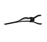 Comair Hair Clips Pure Plastic Black, 4 Pieces Hair Clips Sectioning Clips