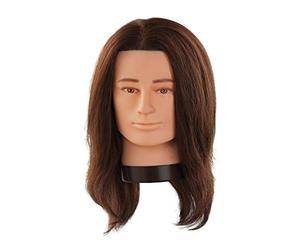 Comair Simon 7000839 Men's Training Head Without Beard Real Hair
