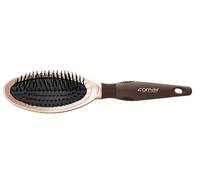 Comair Vent Brush Golden Touch Curved Oval Pneumatic Brush Nylon Bristle