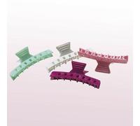 Comair Water Well Clips Plastic Colorful, 12-Pack Section Clip Hairdresser