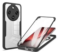 COMAKU Case for Honor Magic 8 Lite/Honor X9d 5G, Full Body with Built-in Screen Protector Heavy Duty Protection Shockproof Slim Fit Cover for Honor Magic 8 Lite/Honor X9d 5G - Black