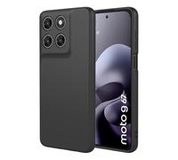 COMAKU Case for Motorola Moto G67, with Camera Soft TPU Silicone Protection Cover with Shockproof Bumper - Black