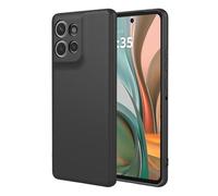 COMAKU Case for Motorola Moto G75 5G, with Camera Soft TPU Silicone Protection Cover with Shockproof Bumper - Black