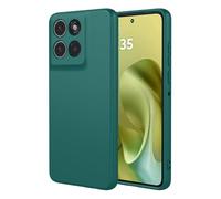 COMAKU Case for Motorola Moto G86 5G, with Camera Soft TPU Silicone Protection Cover with Shockproof Bumper - Green