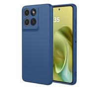 COMAKU Case for Motorola Moto G86 5G, with Camera Soft TPU Silicone Protection Cover with Shockproof Bumper - Blue
