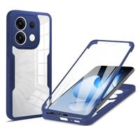 COMAKU Case for Oppo A6 Pro 5G Case, Full Body with Built-in Screen Protector Heavy Duty Protection Shockproof Slim Fit Cover for Oppo A6 Pro 5G - Blue
