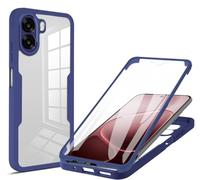 COMAKU Case for OPPO A6X 4G / A6X 5G, Full Body with Built-in Screen Protector Heavy Duty Protection Shockproof Slim Fit Cover for OPPO A6X 4G / A6X 5G - Blue
