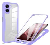 COMAKU Case for OPPO A6X 4G / A6X 5G, Full Body with Built-in Screen Protector Heavy Duty Protection Shockproof Slim Fit Cover for OPPO A6X 4G / A6X 5G - Purple