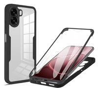 COMAKU Case for OPPO A6X 4G / A6X 5G, Full Body with Built-in Screen Protector Heavy Duty Protection Shockproof Slim Fit Cover for OPPO A6X 4G / A6X 5G - Black