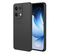 COMAKU Case for Oppo Reno 16 Pro 5G, with Camera Soft TPU Silicone Protection Cover with Shockproof Bumper - Black